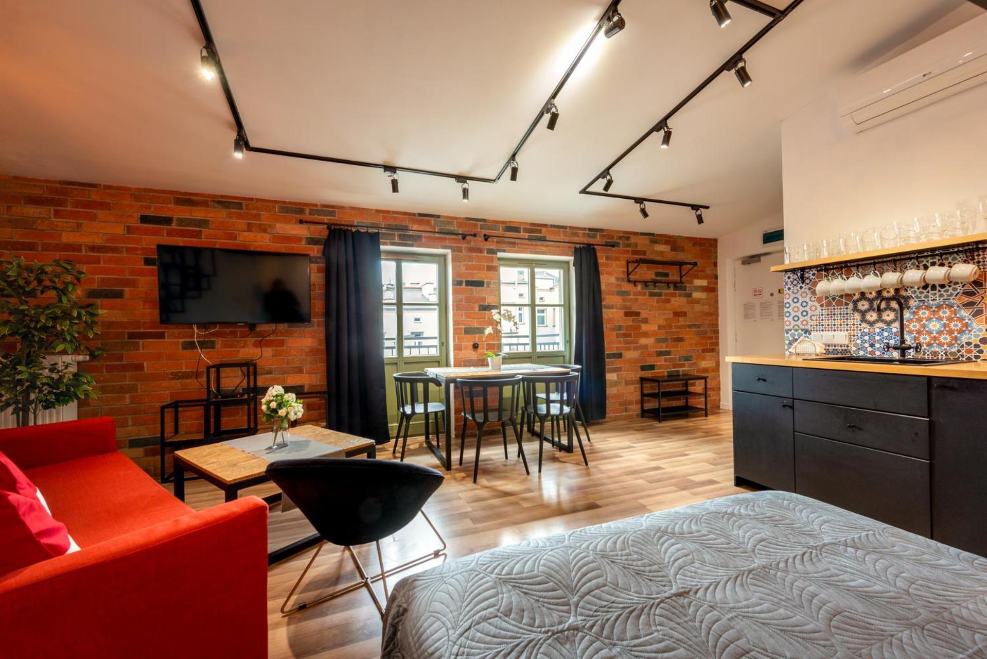 Modern Apartment Arizona Studio Old Town Dietla Balcony Krasków Exterior foto