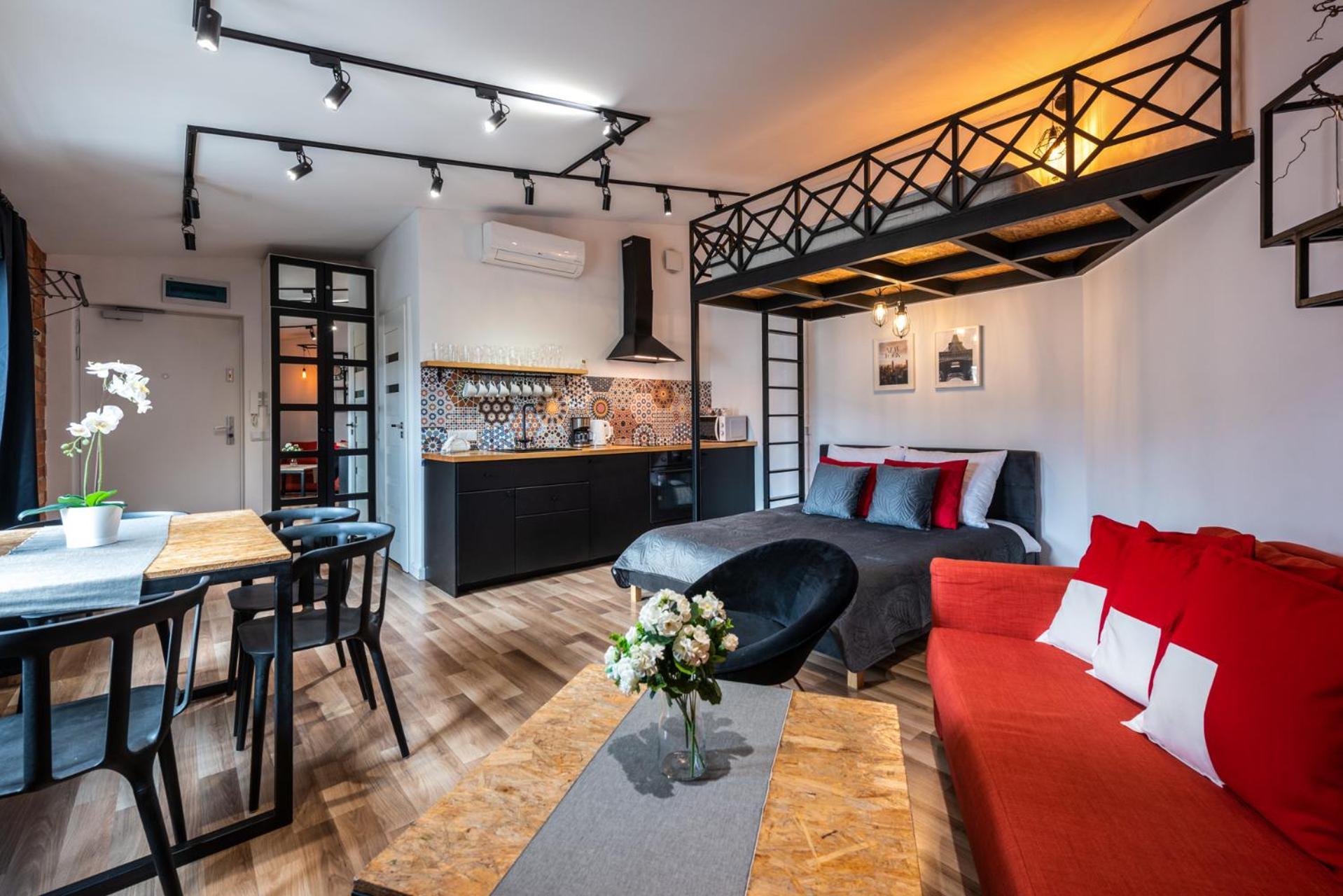 Modern Apartment Arizona Studio Old Town Dietla Balcony Krasków Exterior foto