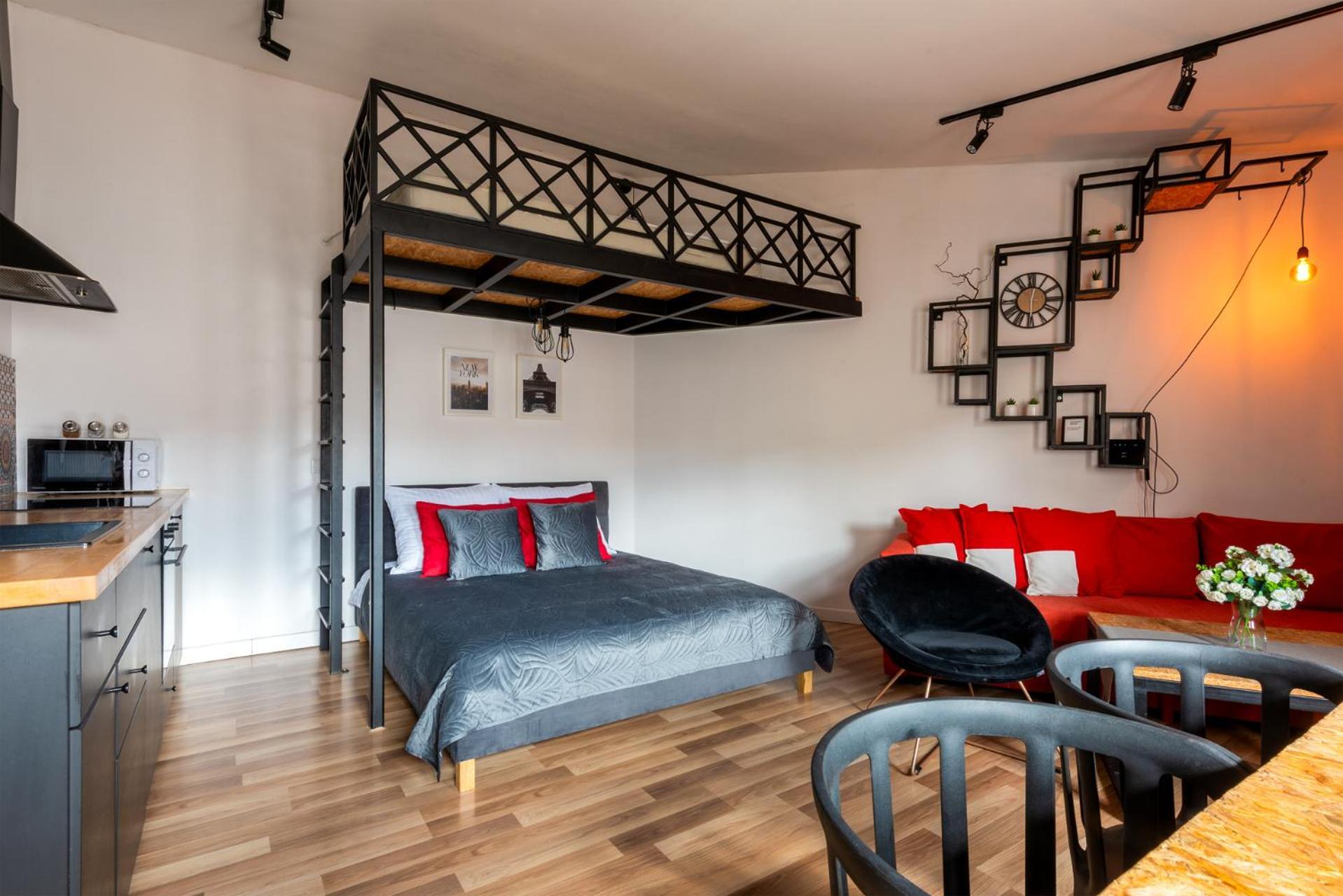 Modern Apartment Arizona Studio Old Town Dietla Balcony Krasków Exterior foto