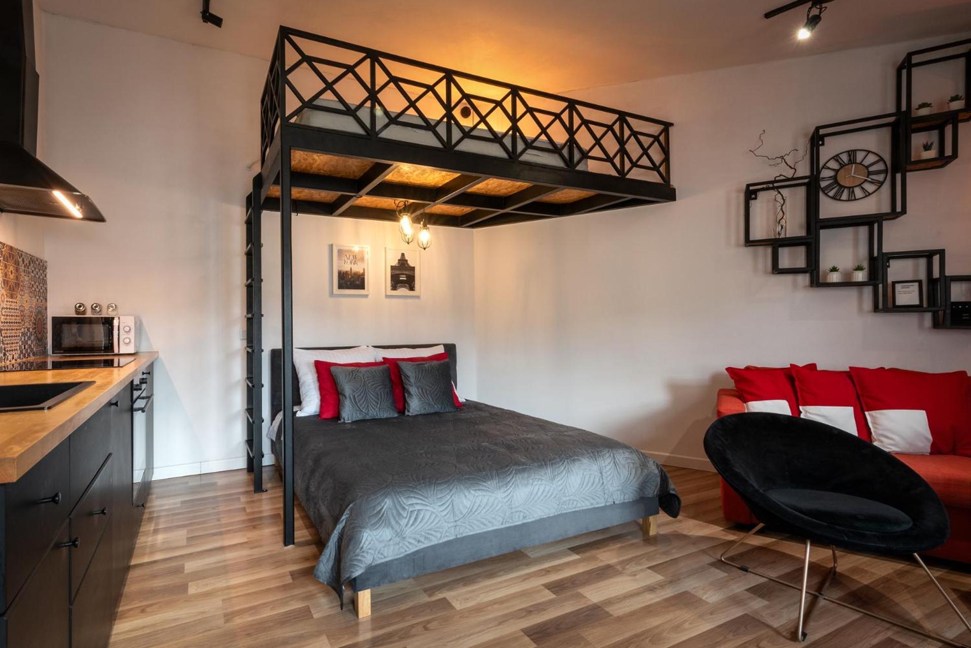 Modern Apartment Arizona Studio Old Town Dietla Balcony Krasków Exterior foto